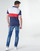 Vêtements Homme Polos manches courtes Emporio Armani EA7 SEA WORLD ST TROPEZ Marine / Blanc / Rouge