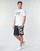 Vêtements Homme Shorts / Bermudas Emporio Armani EA7 TRAIN LOGO SERIES M OVERSIZE LOGO BERMUDA Noir
