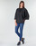 Vêtements Femme Sweats Giorgio Black Armani KnitsA7 TRAIN GRAPHIC SERIES W HOODIE CN GRAPHIC INSERT Noir/Fleuri Multico