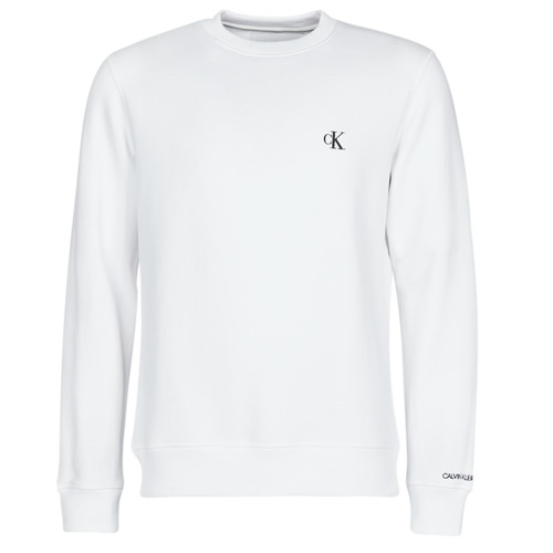 Vêtements Homme Sweats Calvin Shpe Klein Jeans CK ESSENTIAL REG CN Blanc