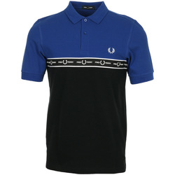 Vêtements Homme T-shirts & over Polos Fred Perry Taped Chest over Polo Shirt 