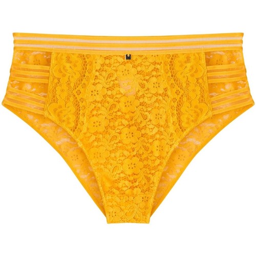 Sous-vêtements Femme Culottes & autres bas Femme | Culotte haute jaune Pétillante - IB90096