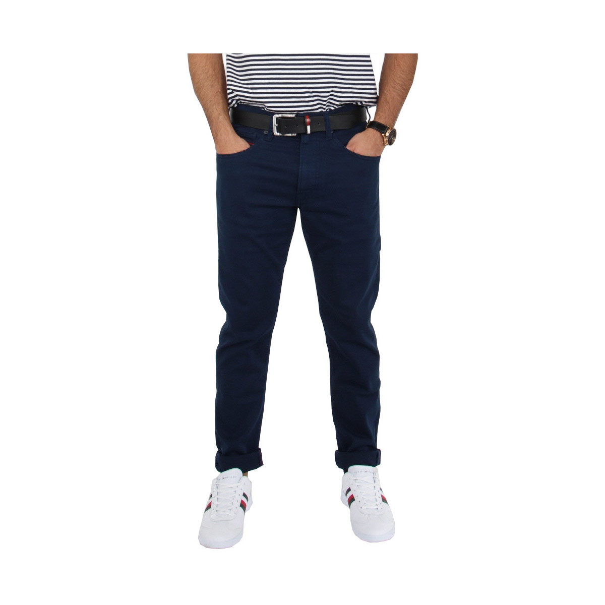 Vêtements Homme Jeans Tommy Jeans Pantalon  ref_45685 Marine Bleu