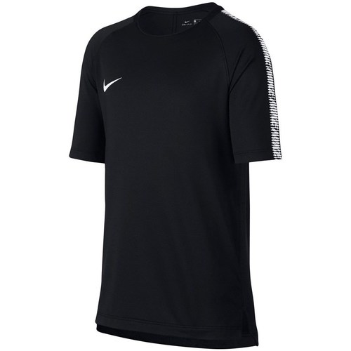 Vêtements Garçon T-shirts manches courtes Nike Breathe Squad Y Noir