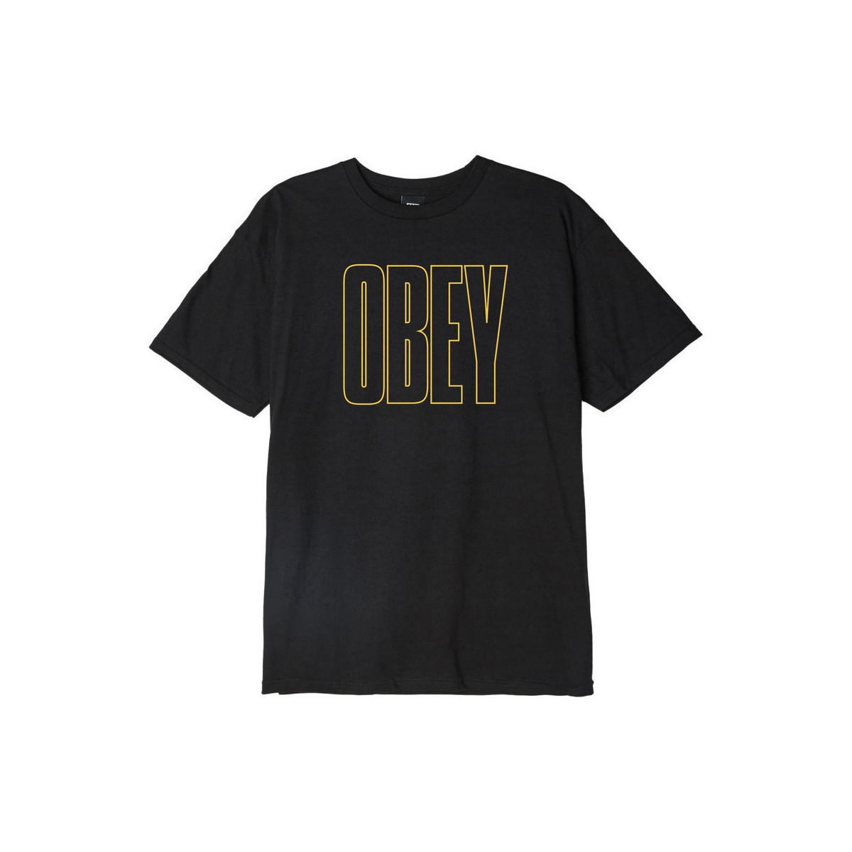 Vêtements Homme T-shirts & Polos Obey worldwide line Noir
