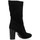 Chaussures Femme Boots Pao Boots cuir velours Noir