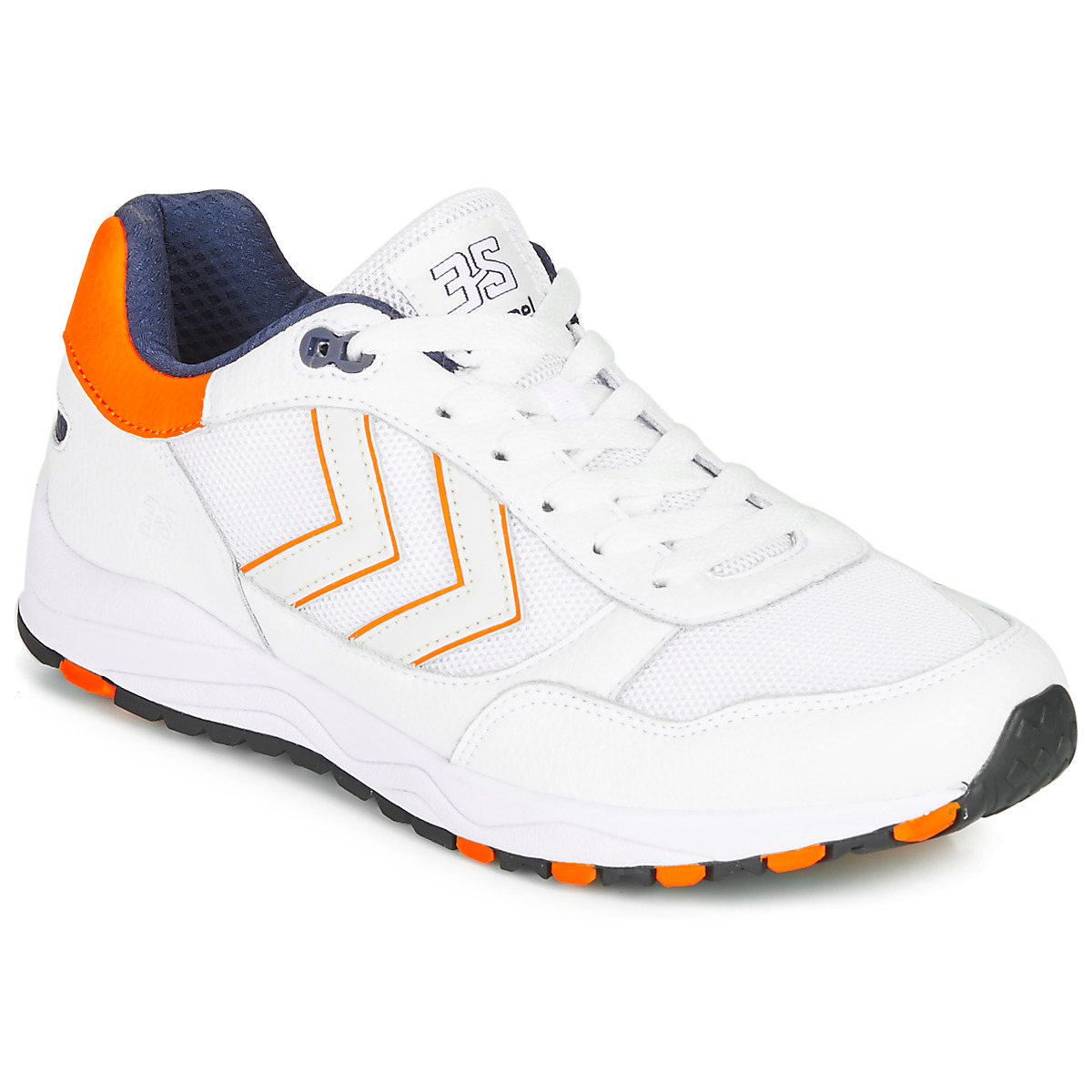Chaussures Homme Top 3 Shoes 3-S SPORT Blanc / Orange