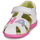 Chaussures Fille Sandales et Nu-pieds Agatha Ruiz de la Prada pencil HAPPY Blanc / Rose