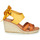 Chaussures Femme Sandales et Nu-pieds Pataugas FIONA Cognac / Jaune