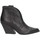 Chaussures Femme Bottes ville Marlena 7007 VITELLO Texano Femme Noir Noir