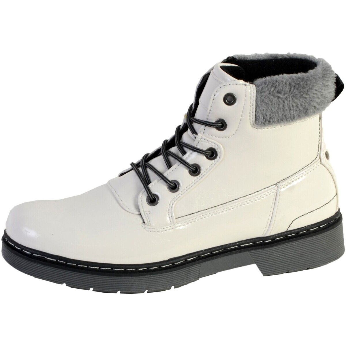Chaussures Femme Boots lace-up The Divine Factory Boots lace-up CI3861 Blanc