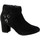 Chaussures Femme Boots The Divine Factory Bottine Talon GD3833 Noir