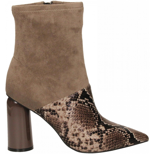 Chaussures Jeffrey Campbell LUSTFUL 2 SNAKE brown-taupe-marrone - Chaussures Bottine Femme 72 
