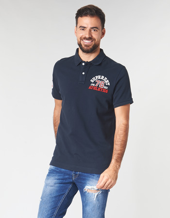 Vêtements Homme T-shirts manches courtes Superdry CLASSIC SUPERSTATE S/S POLO Bleu
