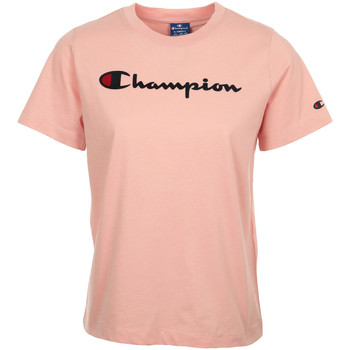 Vêtements Femme T-shirts action manches courtes Champion Crewneck T-Shirt Wn's Rose