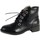 Chaussures Femme Boots The Divine Factory Boots Fourrees Noir