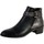 Chaussures Femme Boots The Divine Factory Bottine Noir