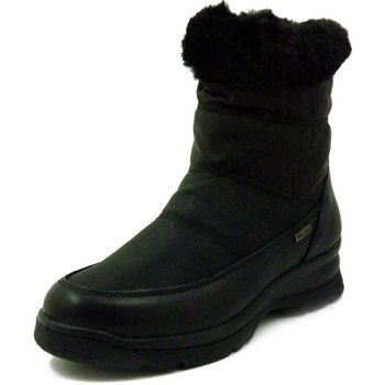 Chaussures Femme Bottes Imac pour les étudiants, Cuir et Tissu Imperméable, 407628 Noir