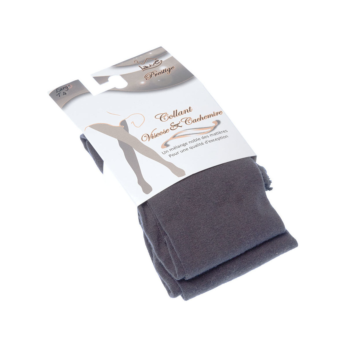 Sous-vêtements Femme Collants & bas Lauve Collant chaud - Viscose - Ultra opaque - Prestige Gris