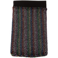 Sous-vêtements Femme Socquettes Leg Avenue Bas socquettes - Nylon - Rainbow fishnet glitter anklets Multicolore