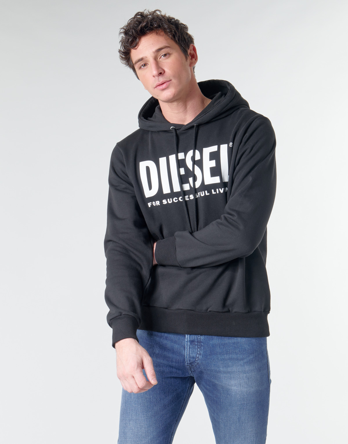 Vêtements Homme Sweats Diesel GIR-HOOD-DIVISION Noir