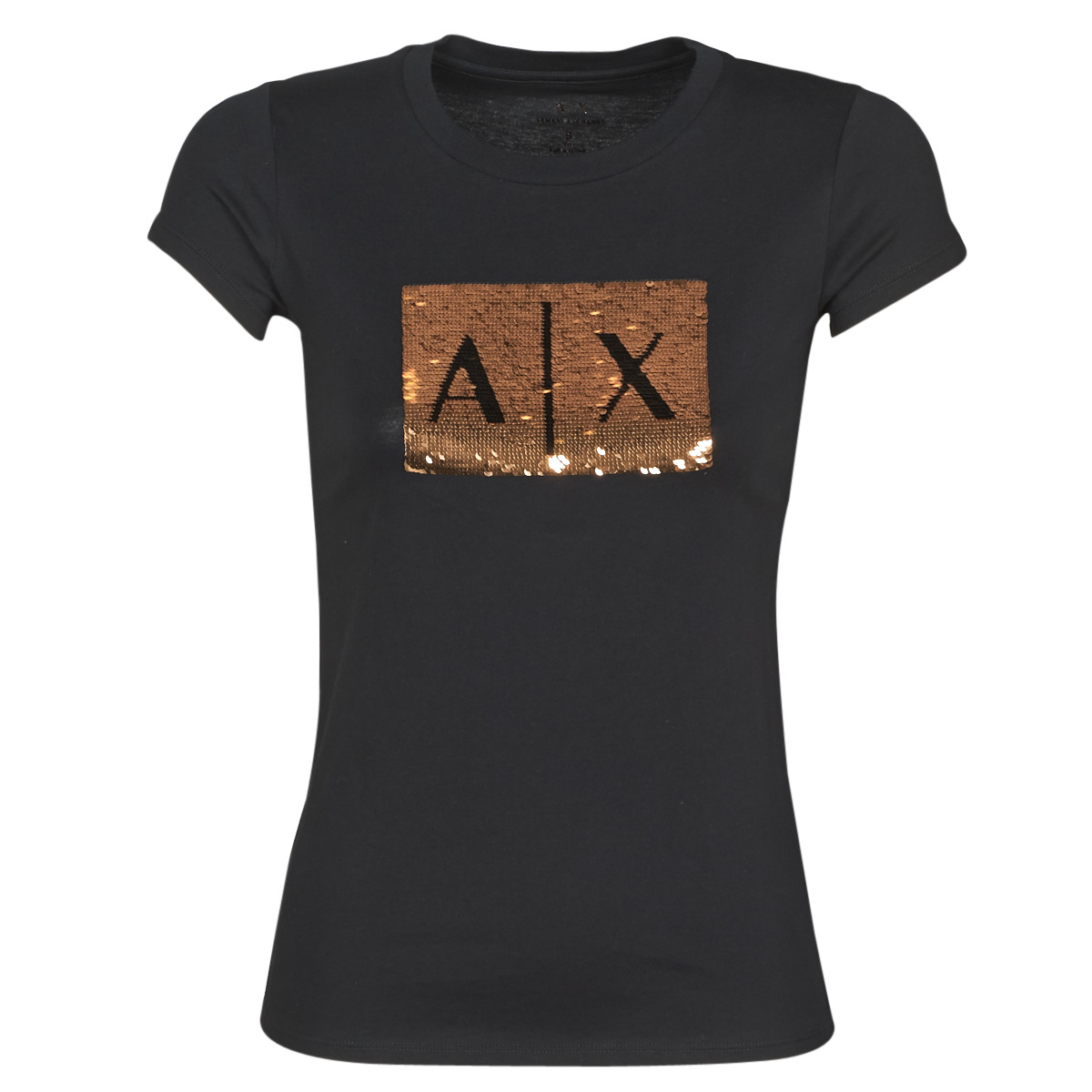 Vêtements Femme T-shirts manches courtes Hayden Armani Exchange HONEY Noir