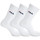 Sous-vêtements Chaussettes Fila chaussettes de sport lot de 3 paires Blanc