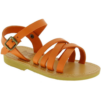 Chaussures Fille Sandales et Nu-pieds Attica Sandals HEBE CALF ORANGE arancio