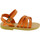 Chaussures Homme Sandales et Nu-pieds Attica Sandals HEBE CALF ORANGE Orange
