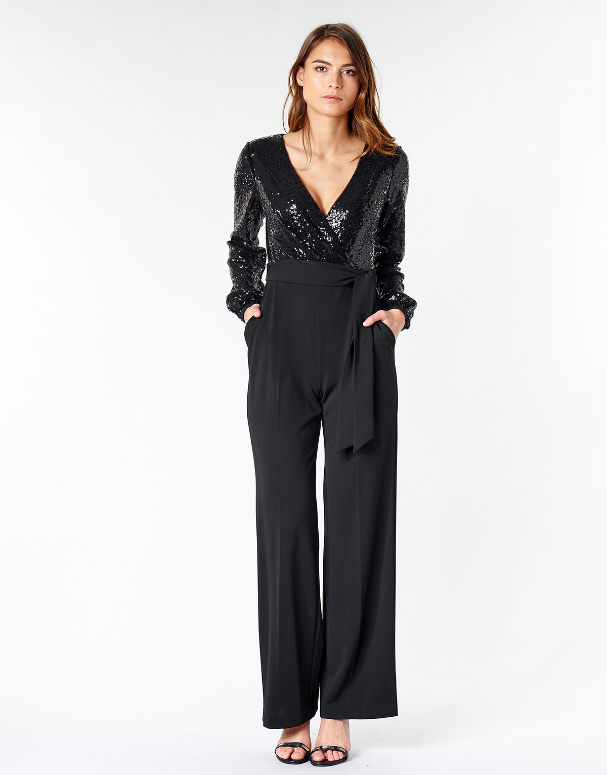 Vêtements Femme Combinaisons / Salopettes Robes, Manteaux, Vestes Alexis Noir