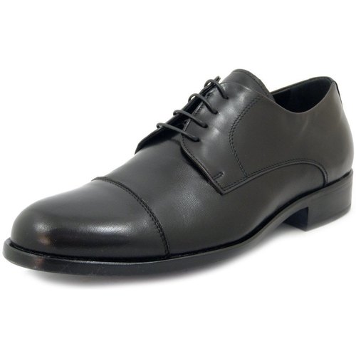 Chaussures Homme Derbies Osvaldo Pericoli Homme Chaussures, Derby, Cuir douce, 13141076 Noir