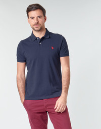Vêtements Homme Polos manches courtes U.S Polo Assn. INSTITUTIONAL POLO Marine