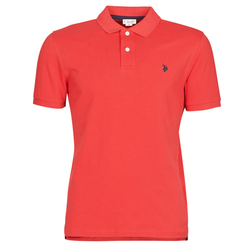 Vêtements Homme Polos manches courtes U.S Polo Assn. INSTITUTIONAL POLO Rouge