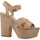 Chaussures Femme Sandales et Nu-pieds Be Different Be Yellow OWL Marron