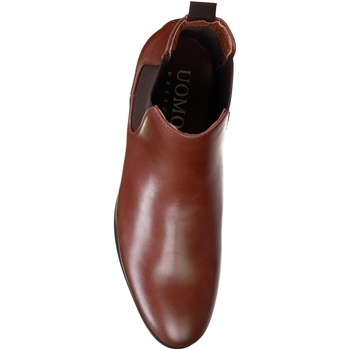 Chaussures Homme Boots Uomo Bottine habillées Marron