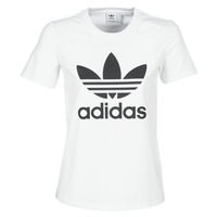 Vêtements Femme T-shirts manches courtes adidas Originals TREFOIL TEE Blanc