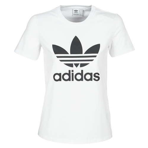 adidas Originals TREFOIL TEE Blanc - Vêtements T-shirts manches courtes  Femme 53,00 €