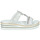 Chaussures Femme Mules Rieker CLOZ Argenté / Blanc