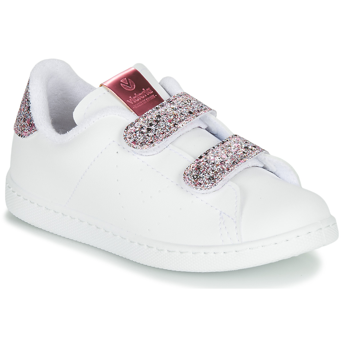 Chaussures Fille Baskets basses Victoria TENIS VELCRO G Blanc