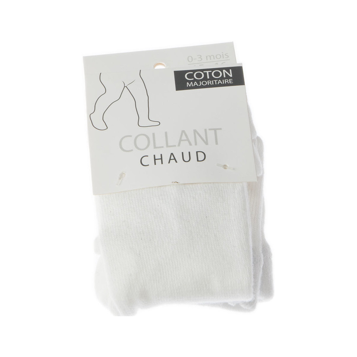 Sous-vêtements Enfant Collants & bas Bjm Collant chaud - Coton - Ultra opaque ecru