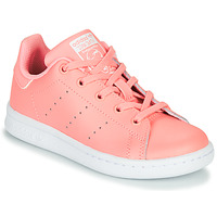 Chaussures Fille Baskets basses adidas Originals STAN SMITH C Rose