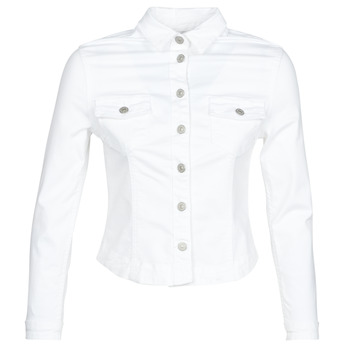 Vêtements Femme Vestes en jean Le Temps des Cerises LILLY Blanc
