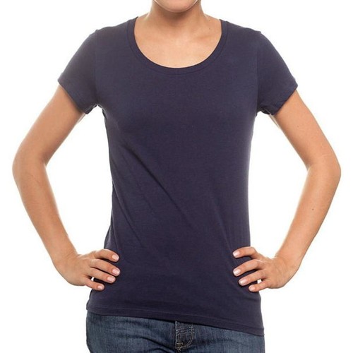 Vêtements Femme T-shirts & Polos New Outwear T-Shirt  L066008 R-Neck Navy Bleu