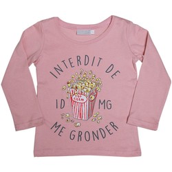 Vêtements Fille T-shirts manches longues ICEBERG HOODIE DRESS WITH POCKETSronder POP CORN Rose