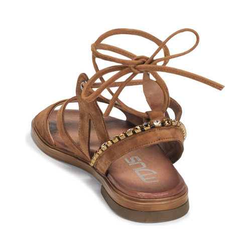 Mjus Gram Lace Camel - Livraison Gratuite- Chaussures Sandale Femme 12900
