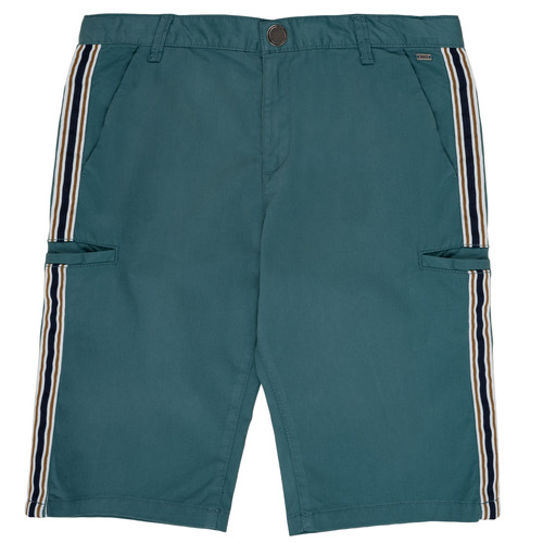 Vêtements Garçon Shorts detail / Bermudas Ikks MANUEL Bleu vert