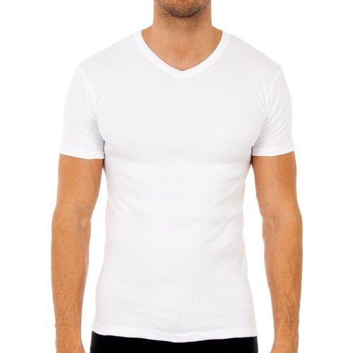 Vêtements Homme T-shirts manches courtes Abanderado 0205-BLANCO Blanc