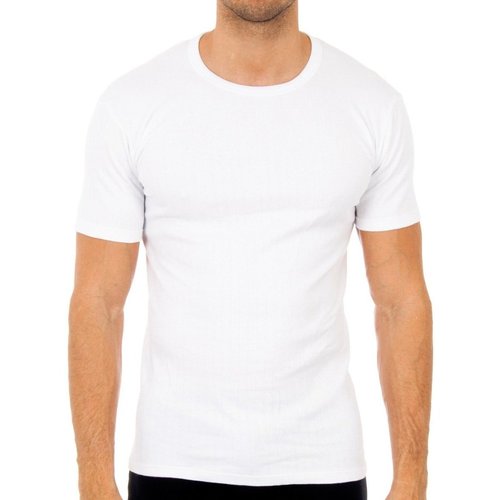Vêtements Homme T-shirts Quilted manches courtes Abanderado 0206-BLANCO Blanc