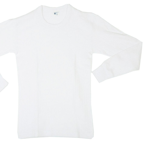 Vêtements Garçon T-shirts manches longues Abanderado 0207-BLANCO Blanc