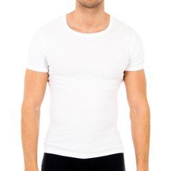 Sous-vêtements Homme Maillots de corps Abanderado Pack-6 cab courtes T-shirts manches Blanc